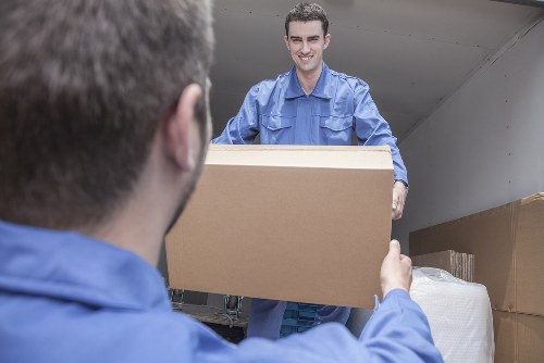 Professional packing service for a Canary Wharf apartment move