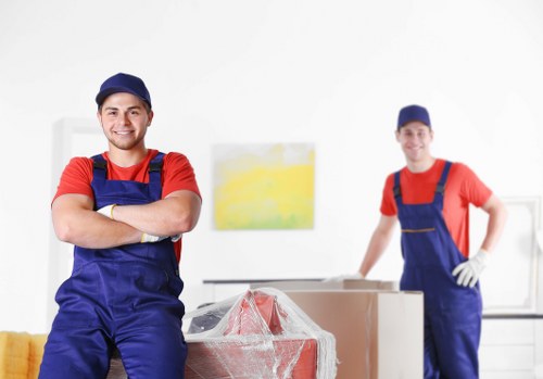 Office relocation transport service in Canary Wharf