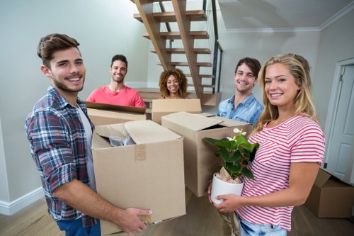 Team member assessing a moving service complaint