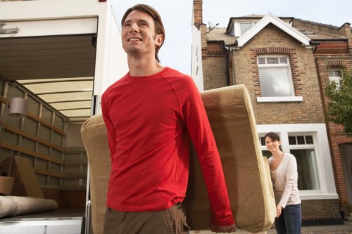 Secure storage and moving logistics for Canary Wharf removals
