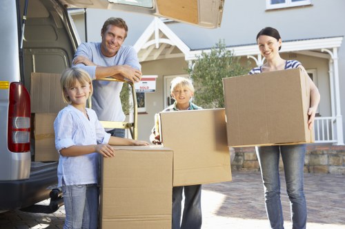Professional packing service for a home relocation in Canary Wharf