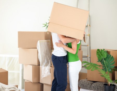 Local removal van in Canary Wharf for residential and business moving
