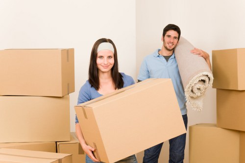 Professional removals van support for Canary Wharf residents and businesses