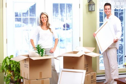 Canary Wharf office relocation with secure packing and building access coordination