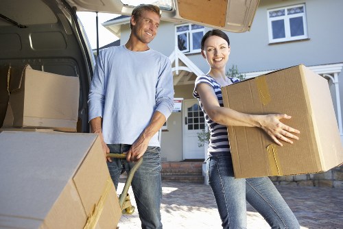 Customer confirming a moving booking and service details