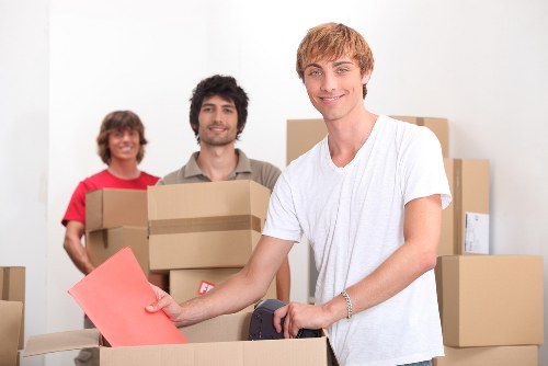 Canary Wharf moving vehicle for apartment and office transport